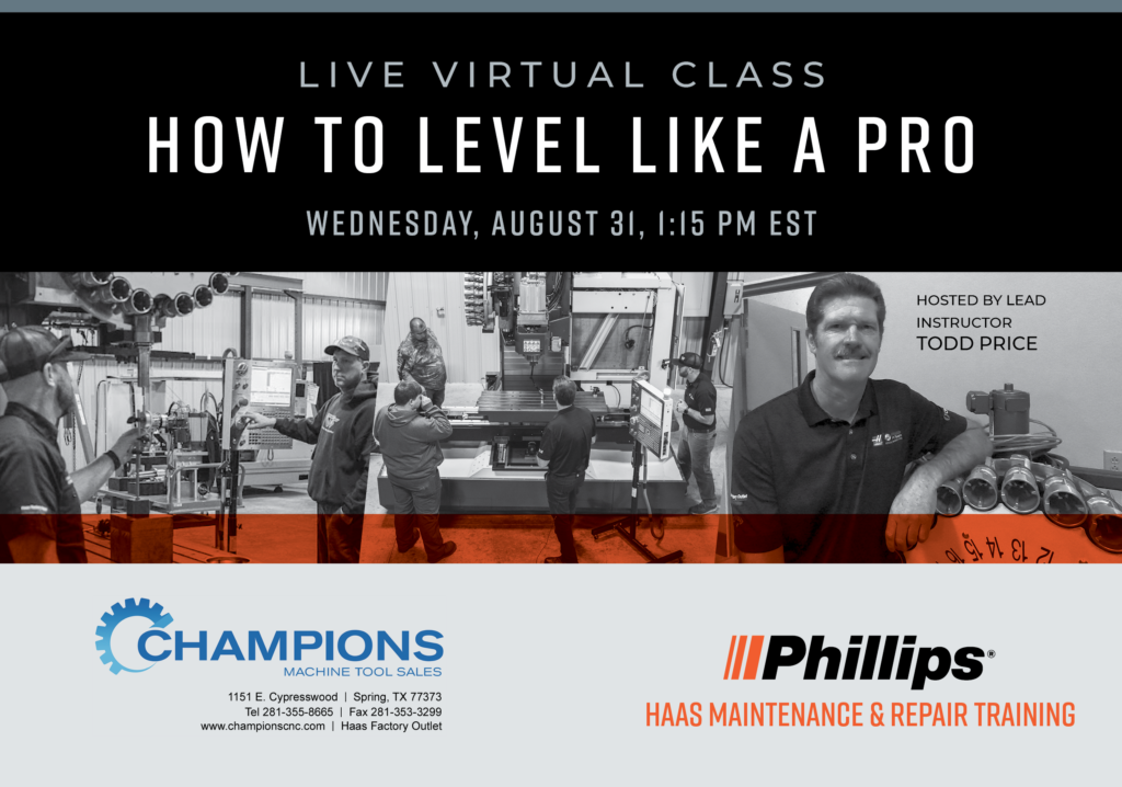 FREE Virtual Service Class Champions Machine Tool Sales